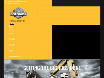 solomoscontracting.com snapshot