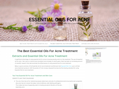 acneessentialoils.com snapshot