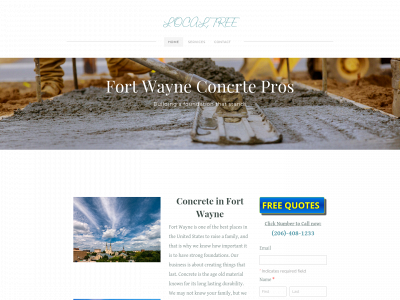 fortwayneconcretepros.com snapshot