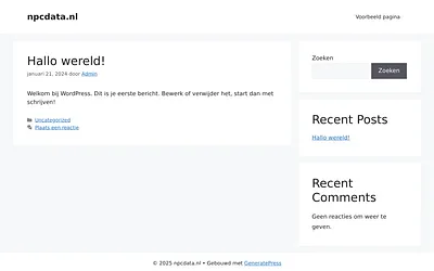 npcdata.nl snapshot