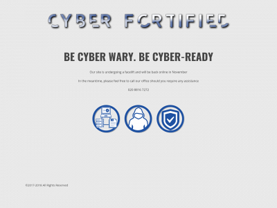 cyber-fortified.com snapshot