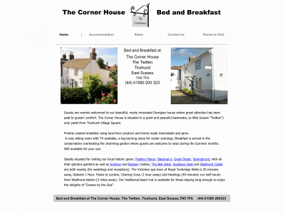 thecornerhouseticehurst.uk snapshot