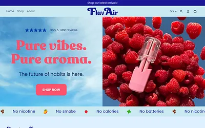 theflavair.com snapshot