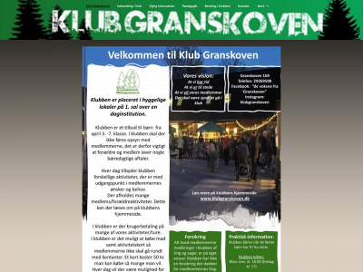 klubgranskoven.dk snapshot