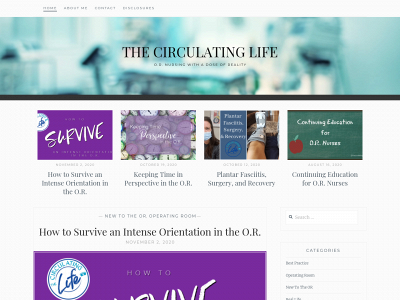 thecirculatinglife.com snapshot