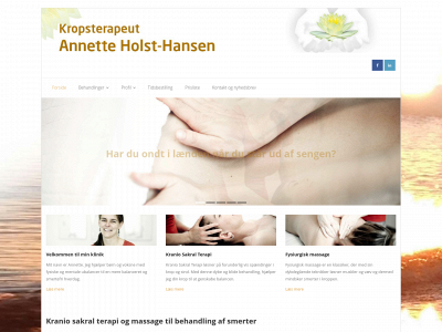 ahmassage.dk snapshot