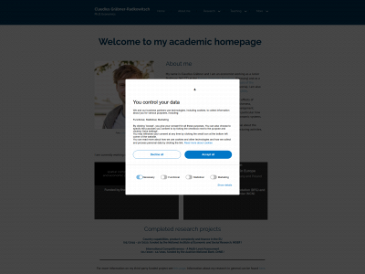 claudius-graebner.com snapshot