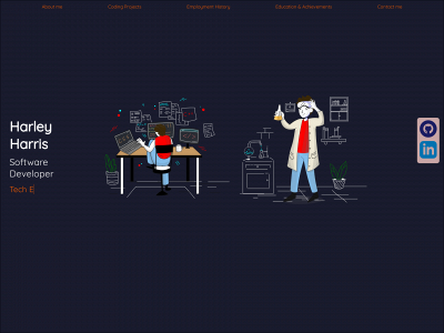 harleyharris.tech snapshot
