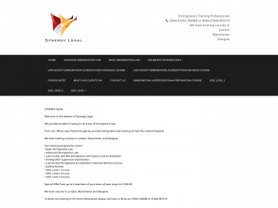 synergylegal.net snapshot