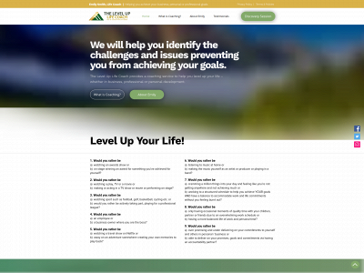 theleveluplifecoach.com snapshot
