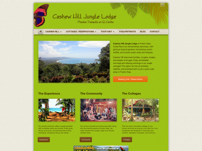 cashewhilllodge.co.cr snapshot