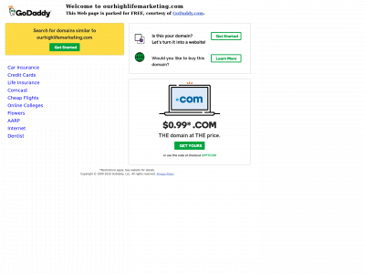 ourhighlifemarketing.com snapshot