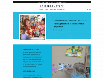 preschoolstuff.com snapshot