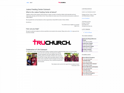 truchurchep.org snapshot