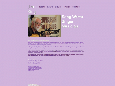 jimking.me.uk snapshot