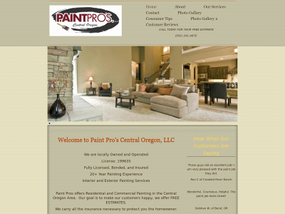 paintprosoregon.com snapshot
