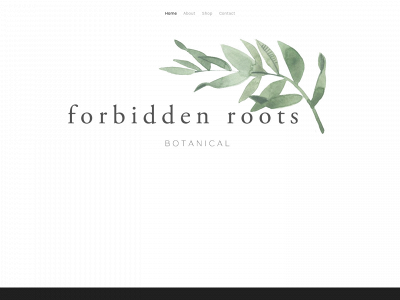 forbiddenrootsbotanical.weebly.com snapshot