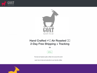 thegoatcoffee.com snapshot