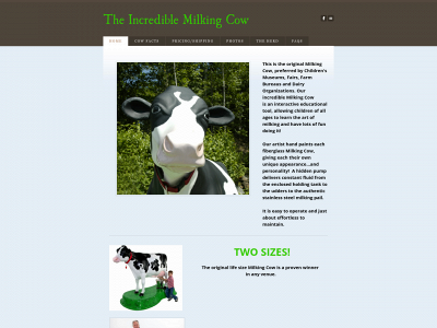 incrediblemilkingcow.com snapshot