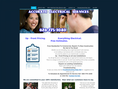 accurateelectricalservicesasheville.com snapshot
