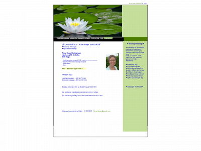annehoejermassage.dk snapshot
