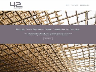 42corporateaffairs.com snapshot
