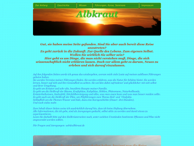 albkraut.de snapshot