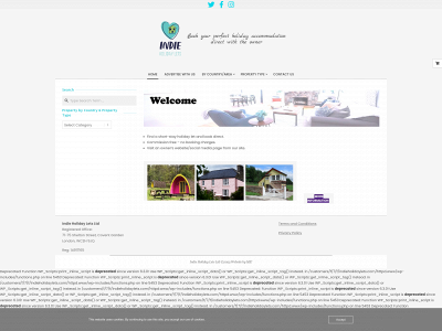 indieholidaylets.com snapshot