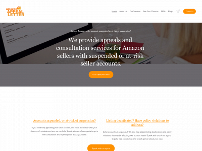 www.amazonappealletter.com snapshot