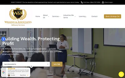 www.wilkins-associates.com snapshot