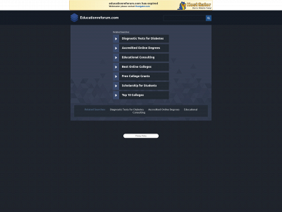 educationreforum.com snapshot