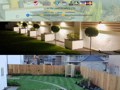 llwynlandscapes.co.uk snapshot