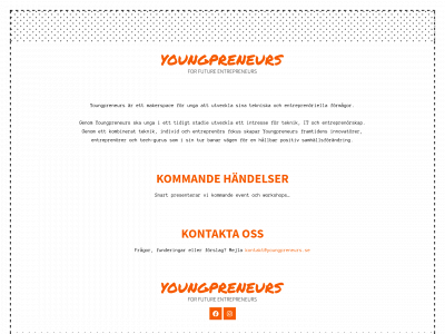 youngpreneurs.se snapshot
