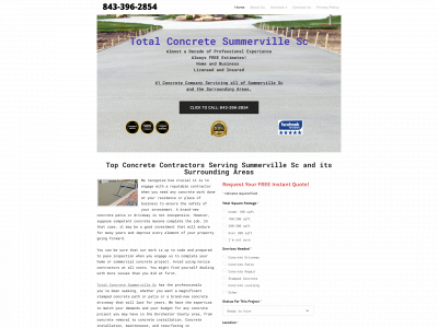 www.concretesummervillesc.com snapshot