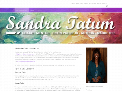 thesandratatum.com snapshot