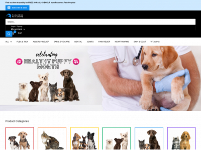 www.pasadenapetstore.com snapshot