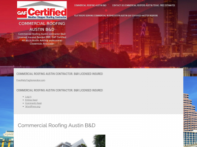 commercialroofingaustin.company snapshot