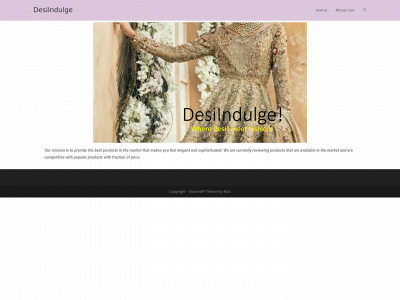 desiindulge.com snapshot