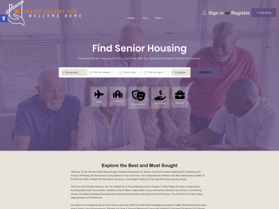 seniorhousinghub.com snapshot