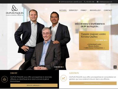 dupuispaquin.com snapshot