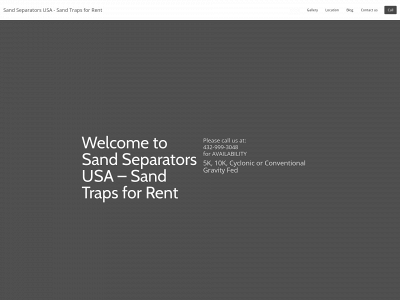 sandseparatorsusa.com snapshot