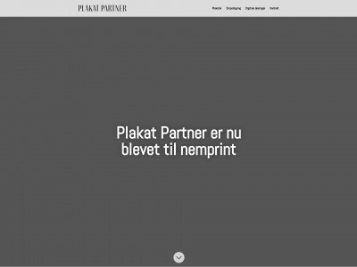 plakatpartner.dk snapshot