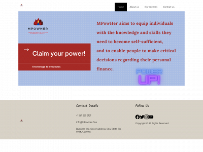 mpowher.one snapshot