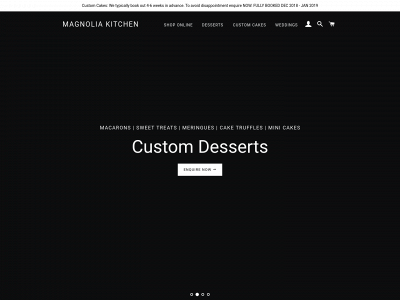 magnoliakitchen.co.nz snapshot
