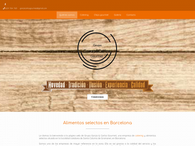 grupogonzaycarlosgourmet.com snapshot