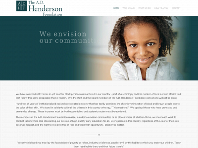 hendersonfdn.org snapshot