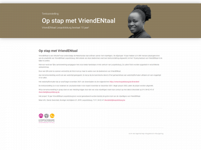 vriendentaalleopoldsburg.be snapshot