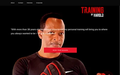 trainingbyharold.com snapshot