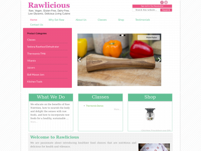 rawliciousrawfood.com snapshot