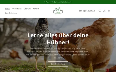 huehner-academy.com snapshot